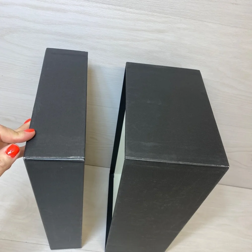 Authentic‎ Gucci Womens Men's EMPTY Shoe BOX ONLY Black / White 14x8